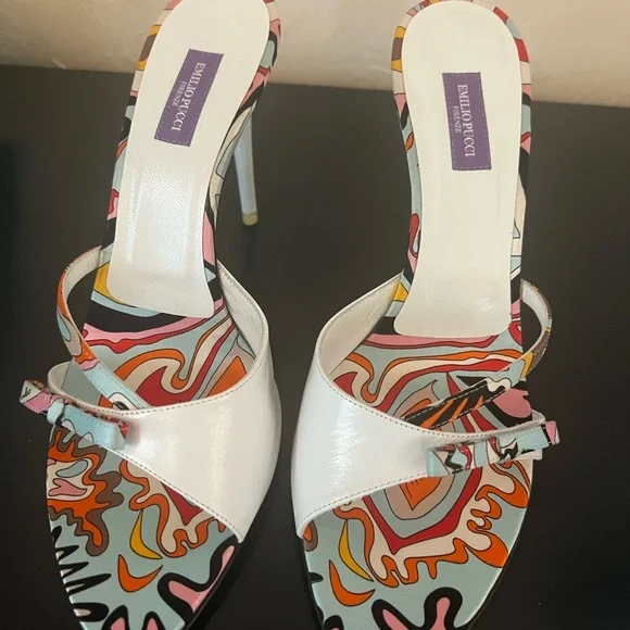 Emilio Pucci High Heeled Sandals Size 41 New in Box - Picture 5 of 16